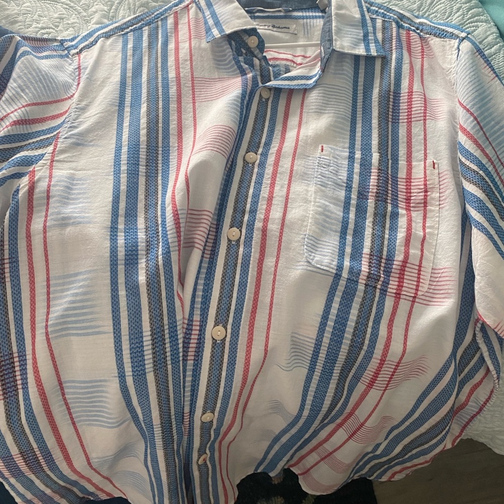 4 Tommy Bahama camp shirts